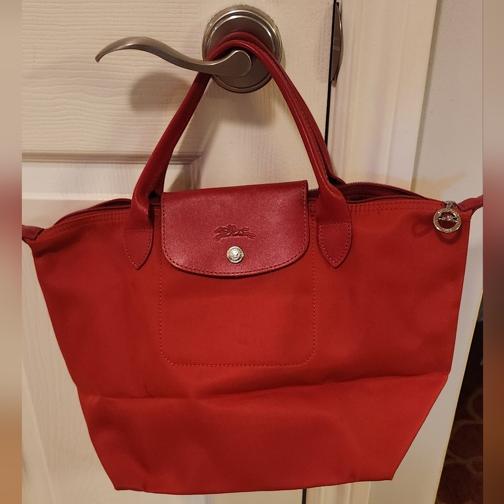 Longchamp Le Pliage Red Handbag